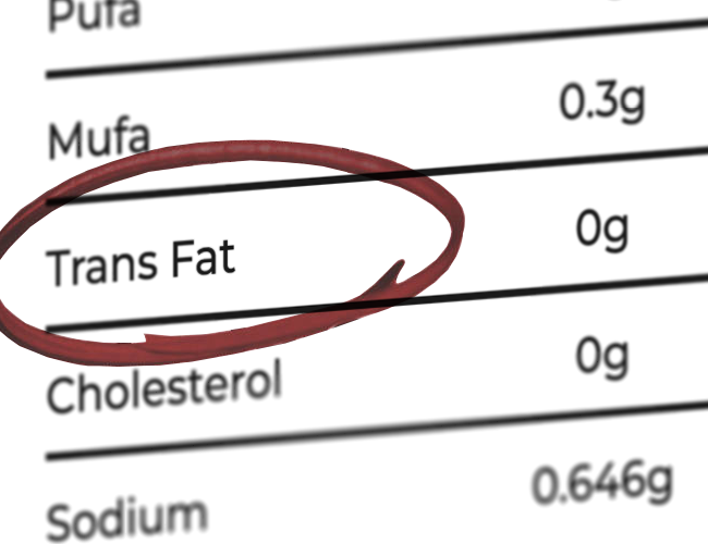 NO Trans Fat