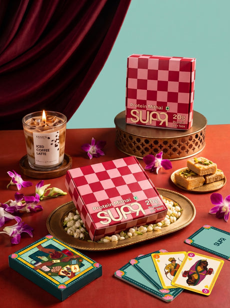 Mithai + Cards + Candle